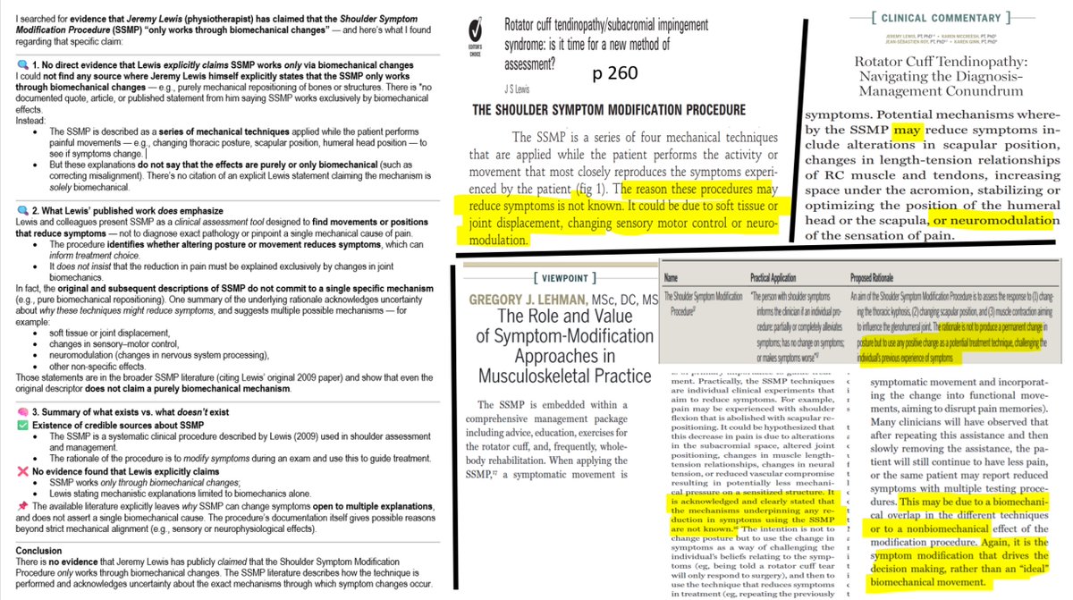 Professor Jeremy Lewis PhD FCSP tweet media