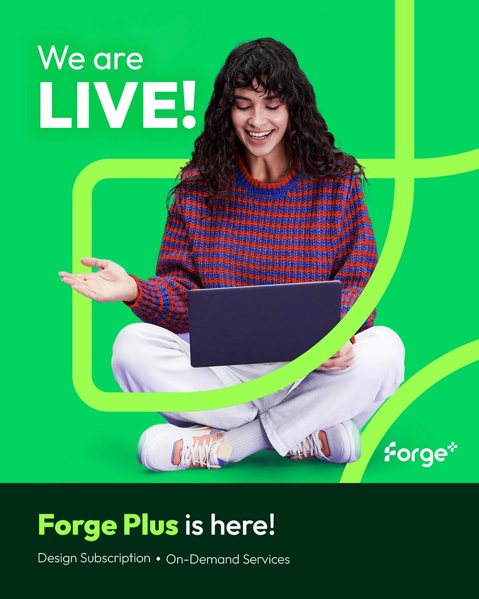 🔥 WE'RE LIVE!

Forge Plus is officially here! Bringing you fast, scalable, &amp; affordable graphic design.
📦 Subscription plans 
⚡ On-demand services 
🎨 Designs built for YOUR vision

Ready to level up your brand?
👉 forge-plus.com

#ForgePlus #GraphicDesign #LaunchDay