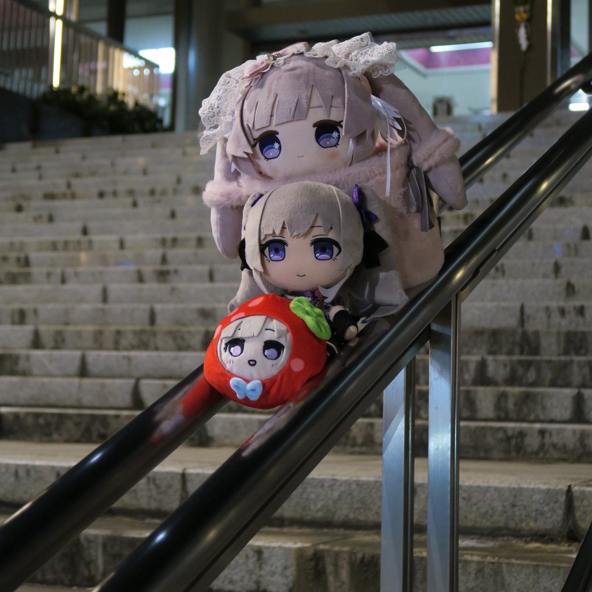 (いちごさん…ぎふとさん…
ジェットストリームアタックをかけます…)
#もちほわがいっぱい見れるタグ 
#バケツもち