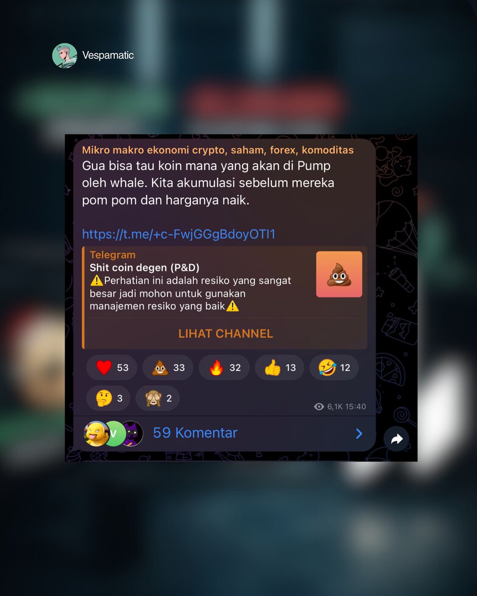 Yudo Sadewa dukun yang mengetahui sebuah koin yang akan naik 10x 

Di grup telegram ya baru beberapa menit di upload "Gua bisa tahu koin mana yang akan pump oleh whale" ujar Yudo

Terakhir dia menekankan untuk mengakumulasi sebelum harga di pompom dan harga ya terbang tinggi