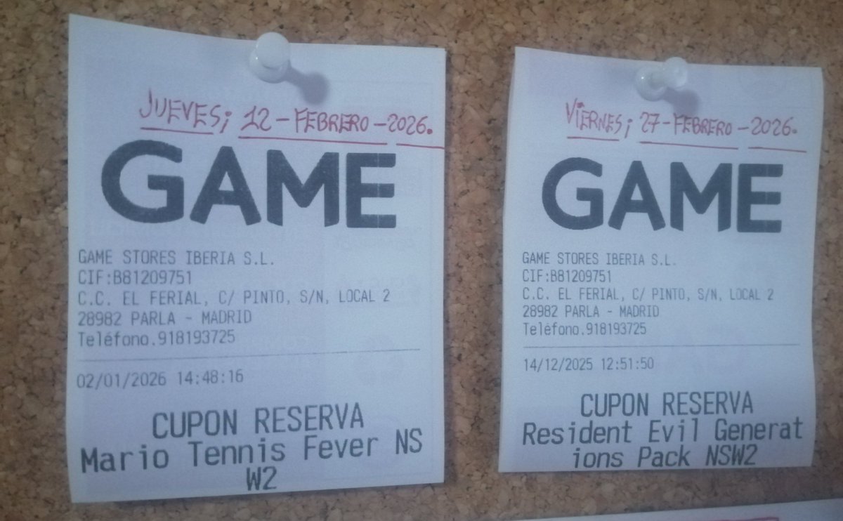 GamerdeUsera's tweet image. 2026 promete.... ❤️🎮

@VideojuegosGAME @hobby_consolas @Tycho_fan @DMHobby @TMegaCartridge @apalillo30 @Reiksher @MrKaytos @VikFrames @AlbertoLloretPM @JC_Moody_86 @alvaroalone_so @Mr_Unbox_AJMS @aragornn3 @albertronik85