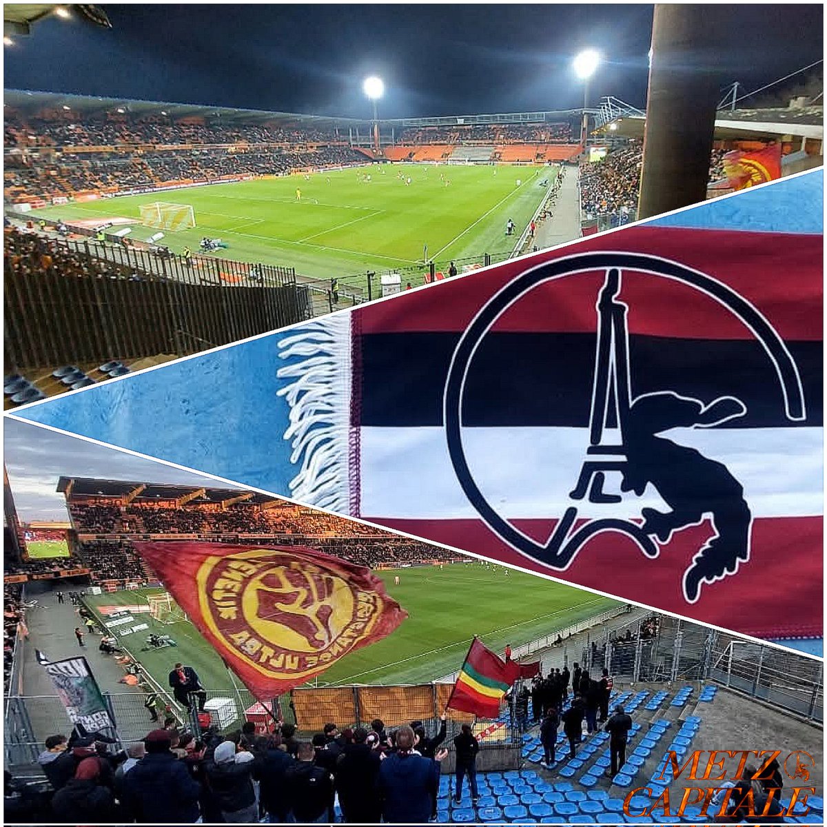 MetzCapitale's tweet photo. FC Lorient 🆚️ FC Metz

Des MC présents à Lorient pour sauver le point du nul‼️

#Metzcapitale  #MC #FcMetz https://t.co/6pDSGGWkfj