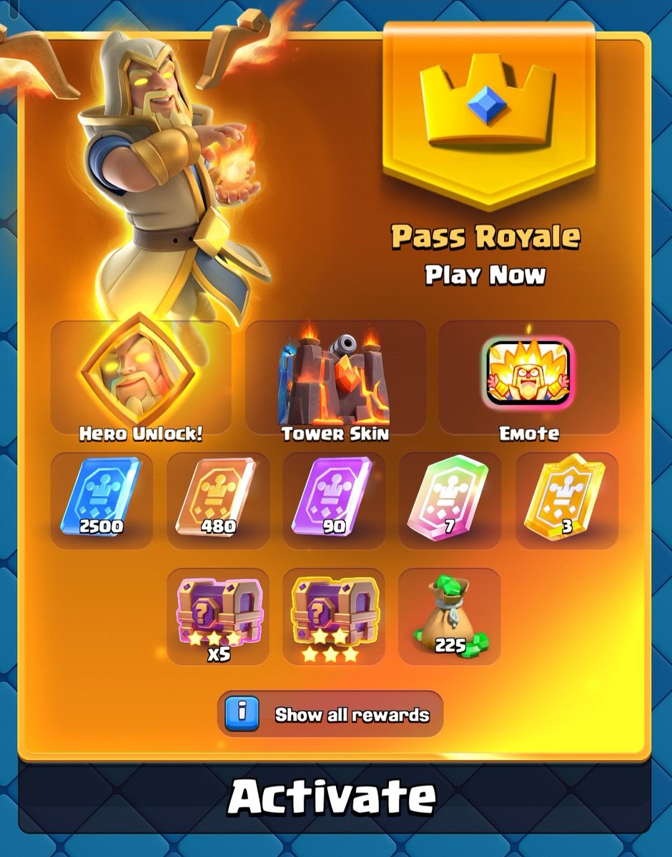 FFlevi_'s tweet image. 🎁 Pass Royale Giveaway 🎁

To Enter :

- Retweet ♻️
- Follow @FFlevi_ 
- Turn On Notifications 🔔
- Comment Your Favorite Hero 💬

Good Luck , Choosing in 72 Hours ⏰️ #ClashRoyale