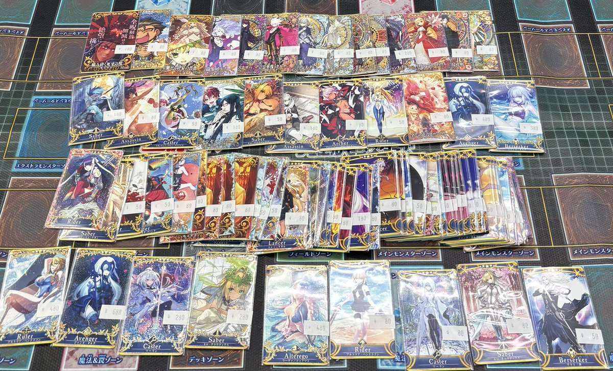 FGO #FGOAC #FGOアーケード 店頭ストレージに強傷カードを大量補充しま