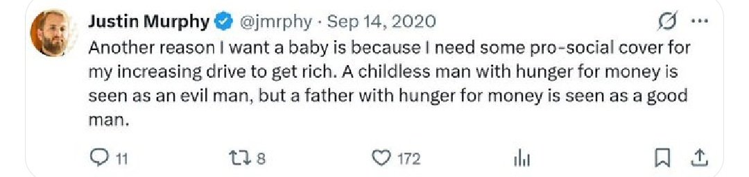 Well... this explains a lot.
What an absolute garbage human.