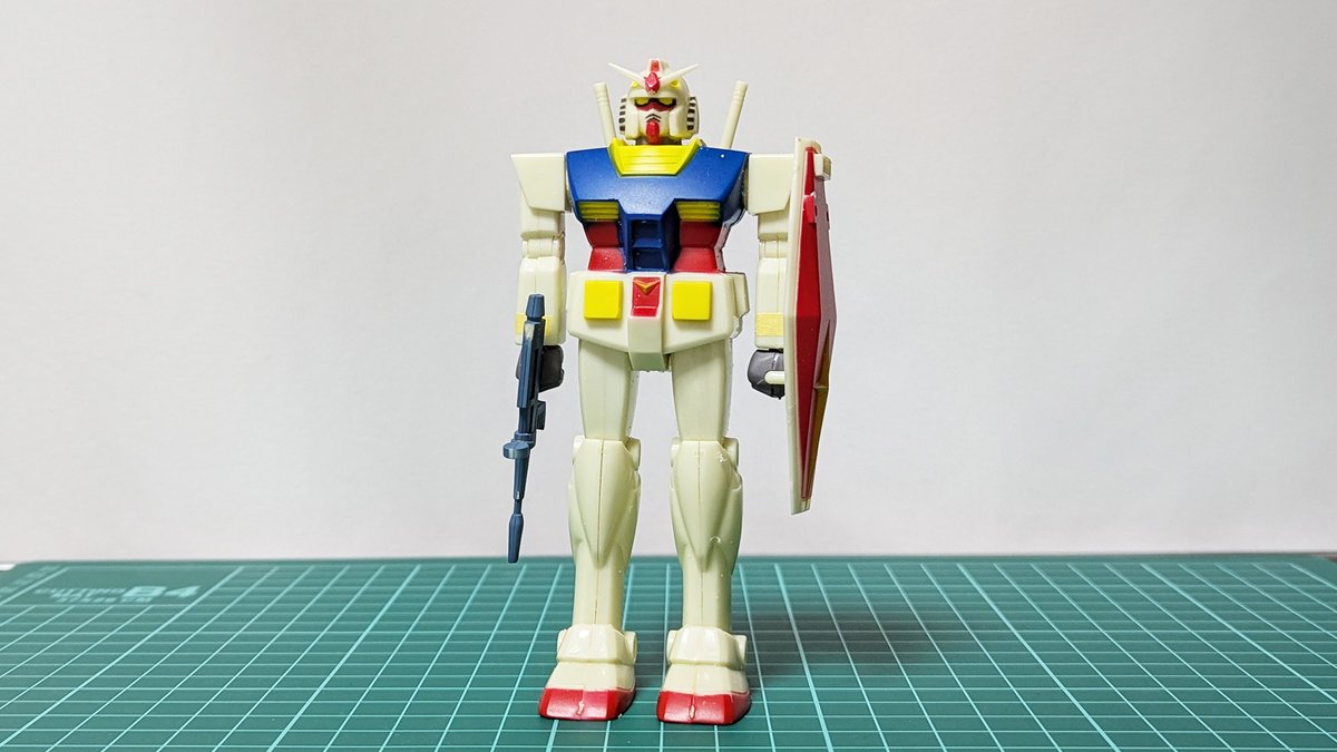 1/144 フルカラーモデル（F.C.M） RX-78 ガンダム 仮組み完成 こちらも