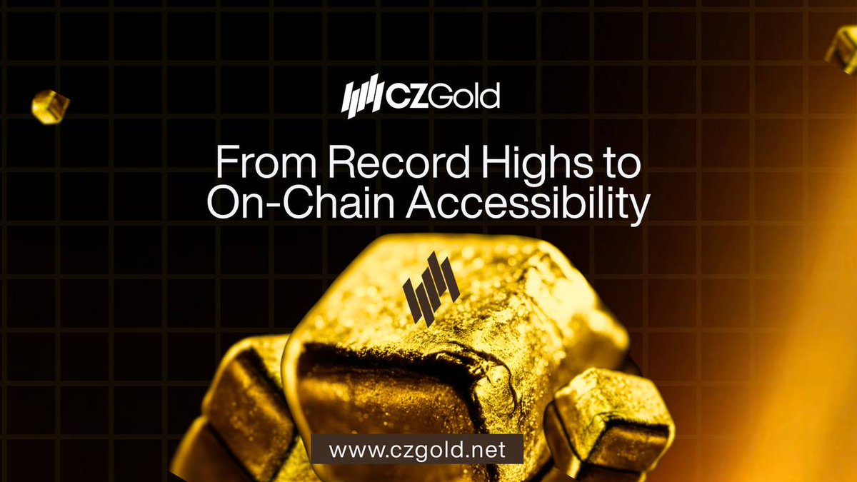 🔥 $Gold surged last year  smashing past record levels and topping over $4,500 per ounce at its peak as investors sought safety and real value in uncertain markets.  

We’re now entering an era where tokenization of gold can unlock real yield, fractional ownership, and true