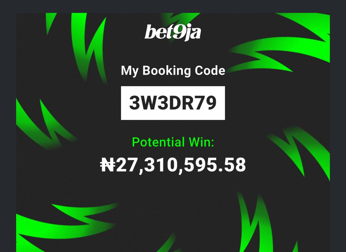 Ekitipikin's tweet photo. 100 odds on Bet9ja

Register and stake here👇🏾

https://t.co/JEQZCnxFOC

40 odds on Bet9ja
https://t.co/tX4pQmLK3Q

25 odds on Bet9ja
https://t.co/y1PsNM8567 https://t.co/0H5iXApQLG