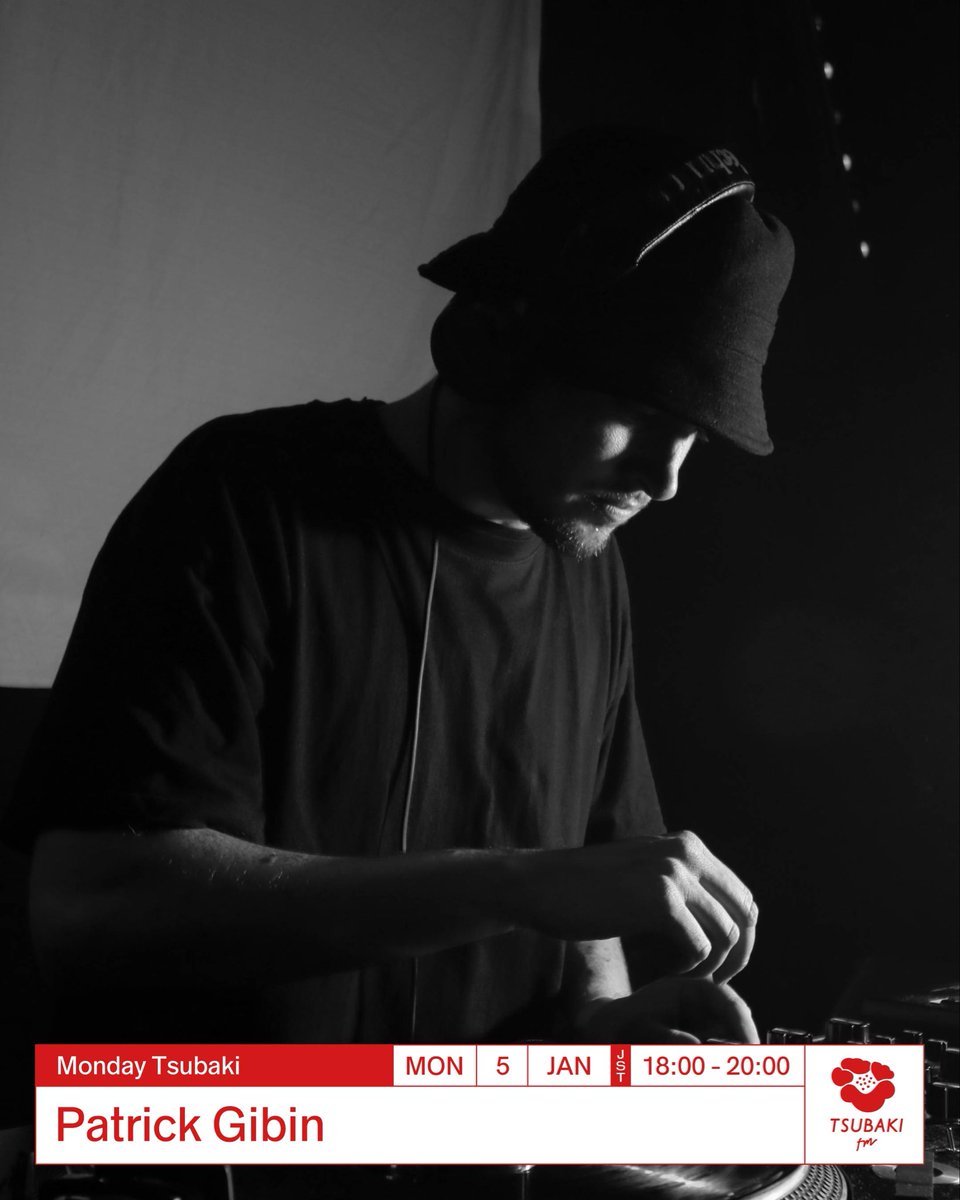 Hello New Year! Monday Tsubaki #tsubakifm 💫  hosted by @MidoriAoyama with the guest Patrick Gibin from Italy, broadcasting from 18:00-20:00 (JST) at <a href="/oiran_shibuya/">渋谷花魁 shibuya OIRAN</a> 🎴✨ Tune in ⏩️ tsubakifm.com