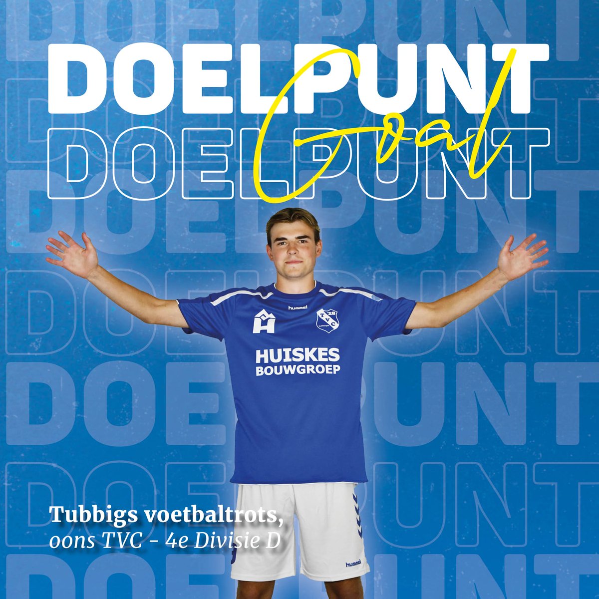 65.  Na een slim breedte passje van Stef Wiefferink kan Vince Wentrup de 2-1 voor TVC binnen tikken