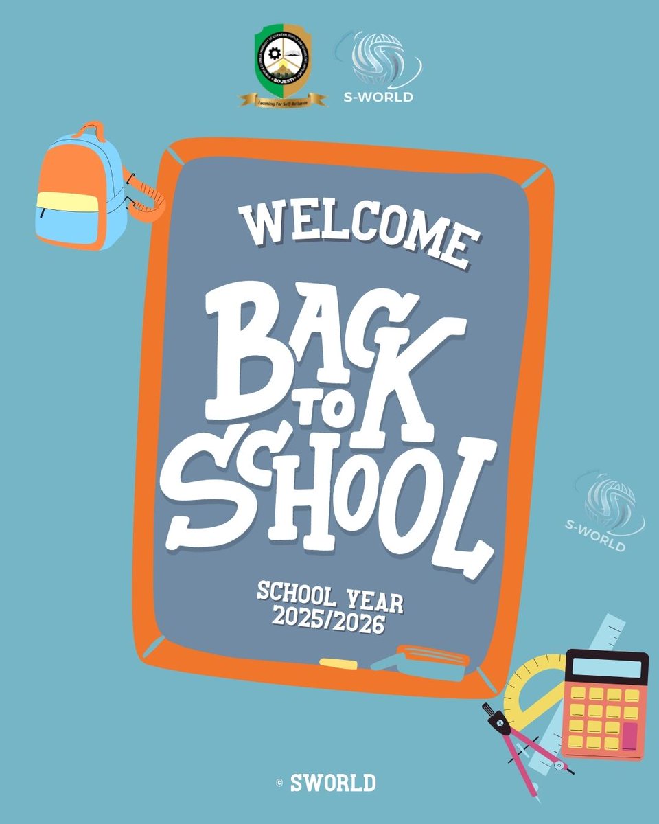 sworld000's tweet photo. Back to School, BOUESTIANS!📚✨
Welcome back staylites, and a big welcome to our freshers 🎉
New semester, new goals, new wins. Stay focused, stay safe, and make it count.
#sworld #bouesti #thesworld #Steelers https://t.co/x299Vd1d4t