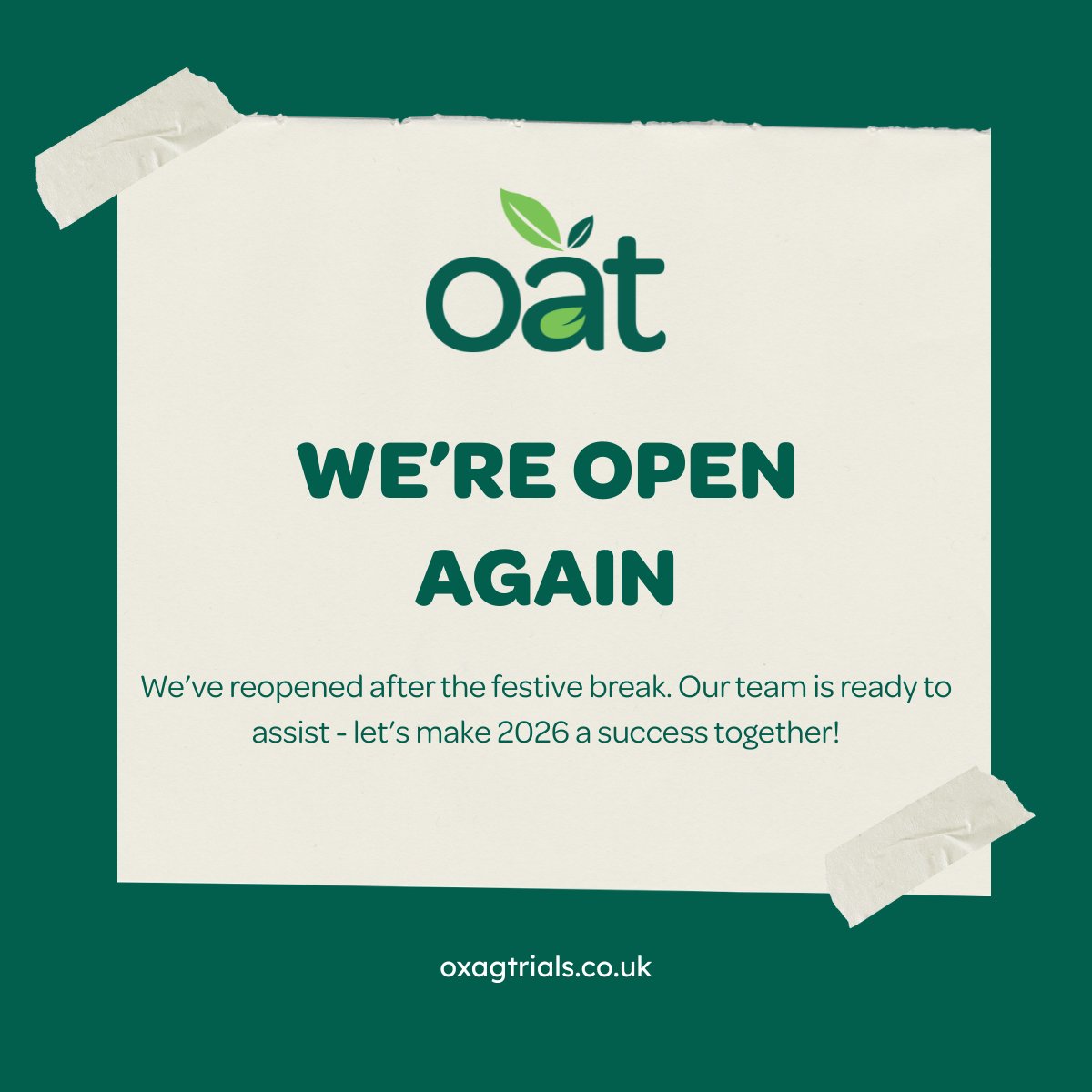 Oxford Agricultural Trials tweet media