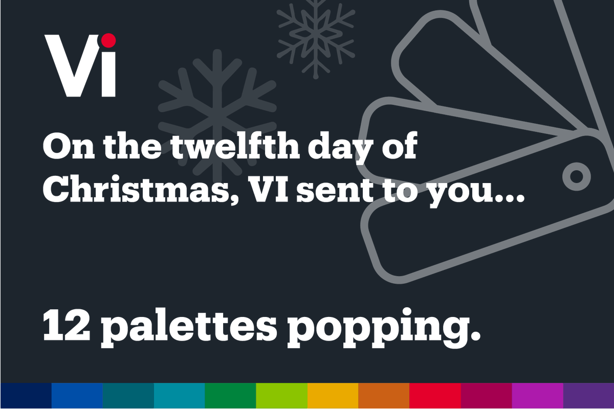🎄 On the twelfth day of Christmas… VI sent to you…

12 palettes popping,
and a creative team devoted and true.

Thank you for celebrating with us

tinyurl.com/5ae98hmt

#BrandDesign #CreativeAgency #DesignStudio #VisualIdentity