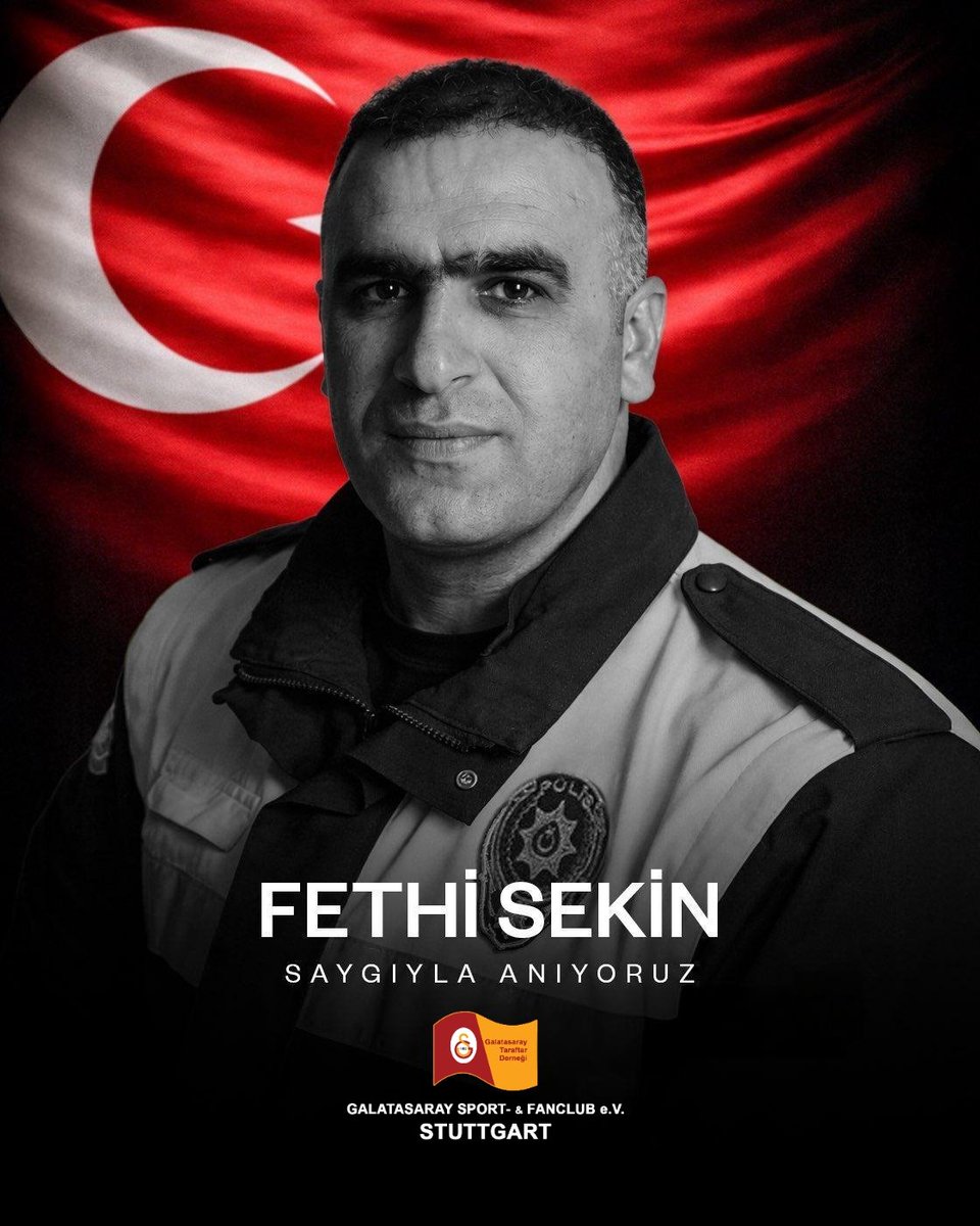 Dokuz yıl önce İzmir’de gerçekleşen hain terör saldırısında canını ortaya koyarak onlarca vatandaşımızın hayatını kurtaran kahraman polisimiz Fethi Sekin'i saygı, minnet ve rahmetle anıyoruz.

<a href="/TayfunBozkus/">Tayfun BOZKUŞ</a>