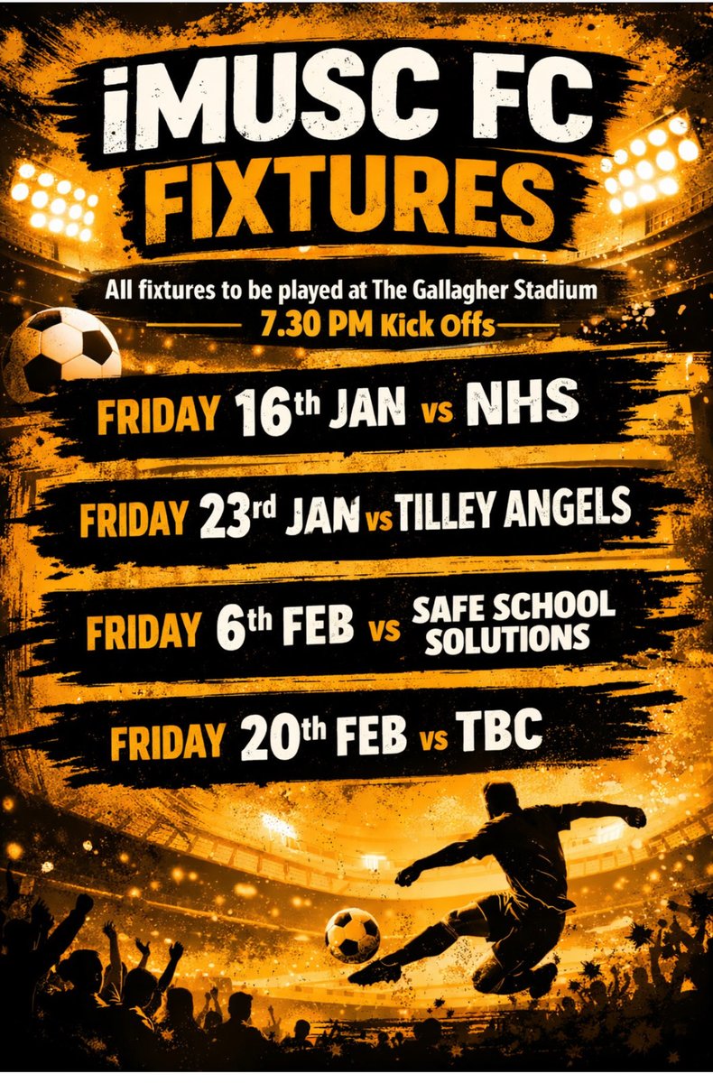A busy start to the year for iMUSC FC ⚽️ 💛🖤