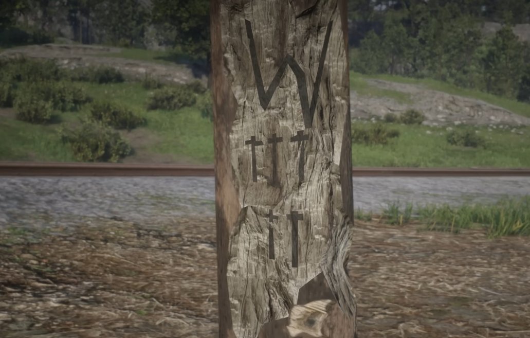 GTASixInfo's tweet image. A completely new mystery has just been discovered in Red Dead Redemption 2, seven years after release.

The community is still trying to determine whether this is a genuine unresolved secret or deliberate misdirection by Rockstar.

A spider symbol was found carved into a…
