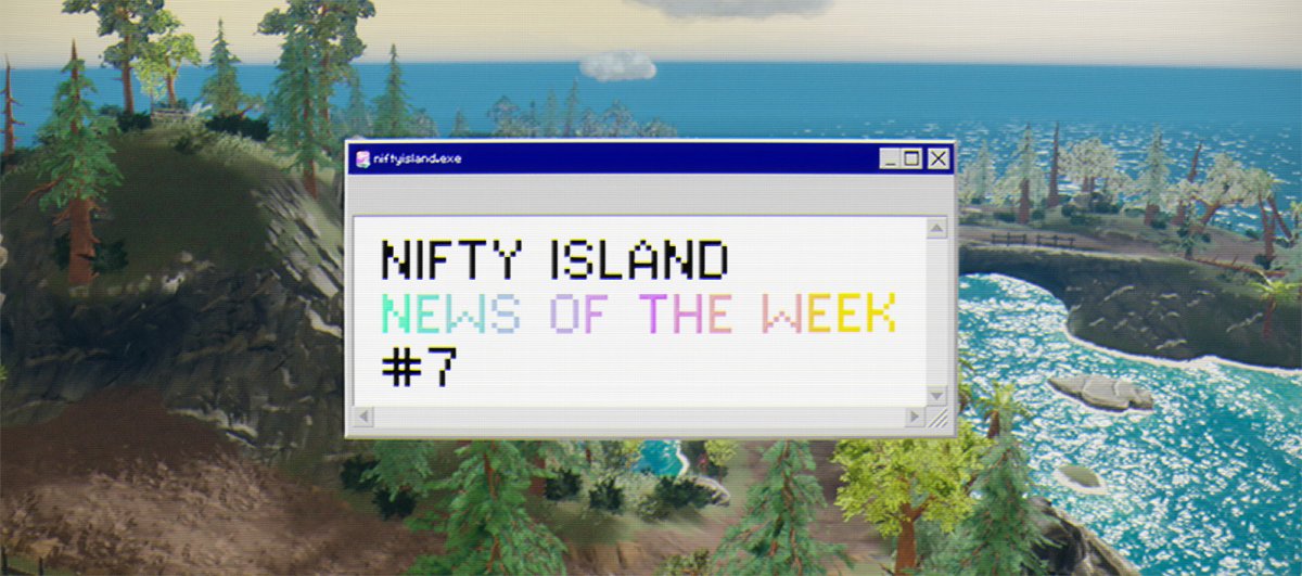 The <a href="/niftyisland/">Nifty Island 🏝</a> News Of The Week #7 is here! 🏝️

Christmas Race UGC, MCV’s Crimson Corset, PlayToEarn Top Gainers, Learn From a Legend, and more.

Make sure to turn on notifications so you don’t miss the next one.

1. The most visited island this week is DARKAspectBAIT