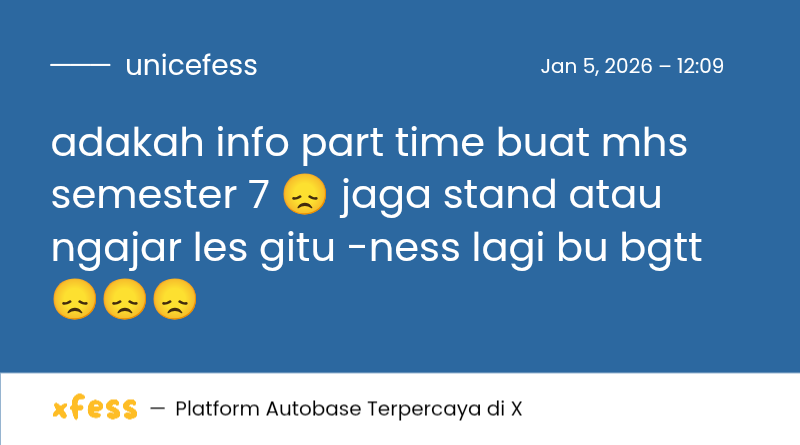 UNNES MENFESS🍌 tweet media