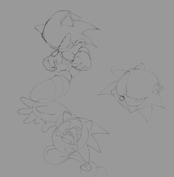 MANFRED_RDART07's tweet image. That blue hedgehog that I hate