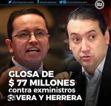 ESTOS DOS EX MINISTROS DE FINANZAS, PATRICIO RIVERA Y  FAUSTO HERRERA, LADRONES CORREISTAS, GLOSADOS, SON LOS ASESORES ECONÓMICOS QUE MANTENÍA CORREA EN VENEZUELA!!  ¿DÓNDE ESTARÁN ESCONDIDOS?