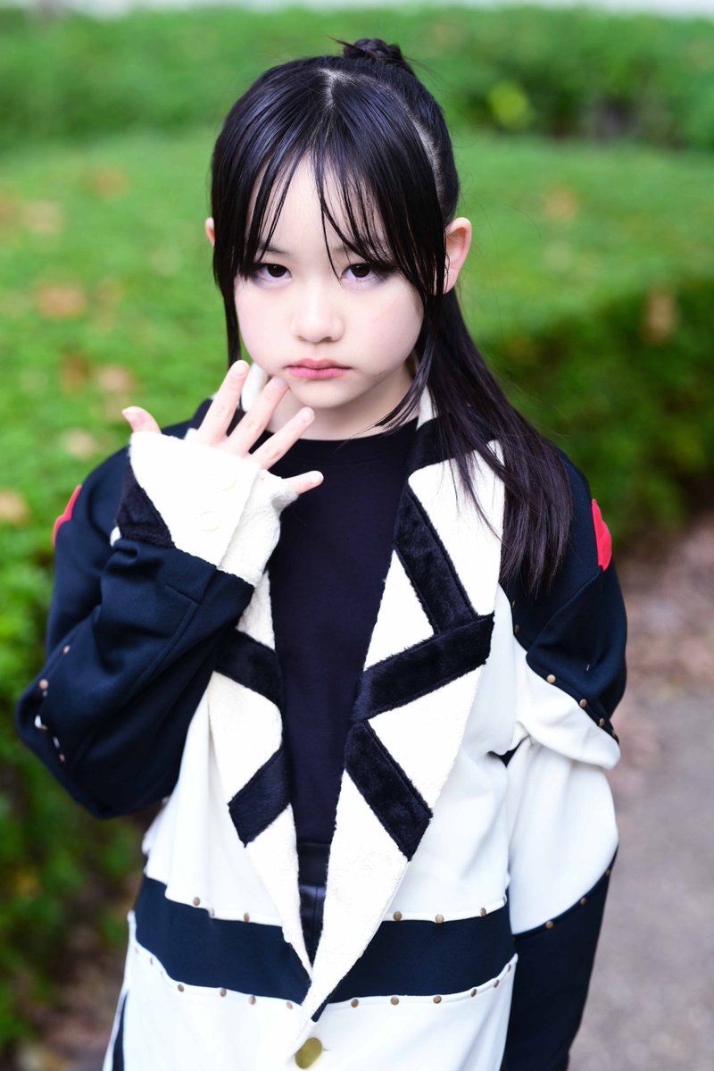 カッコいい表情✨️がんばりました🧡