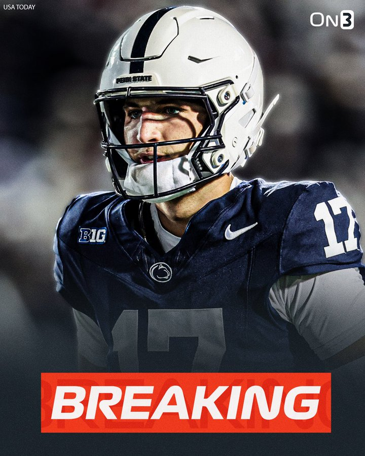 PeteNakos's tweet photo. The current expectation is that Penn State transfer QB Ethan Grunkemeyer will reunite with James Franklin at Virginia Tech, sources tell @on3. 

https://t.co/wMrfFrdlE6 https://t.co/PgZyvnCeGq