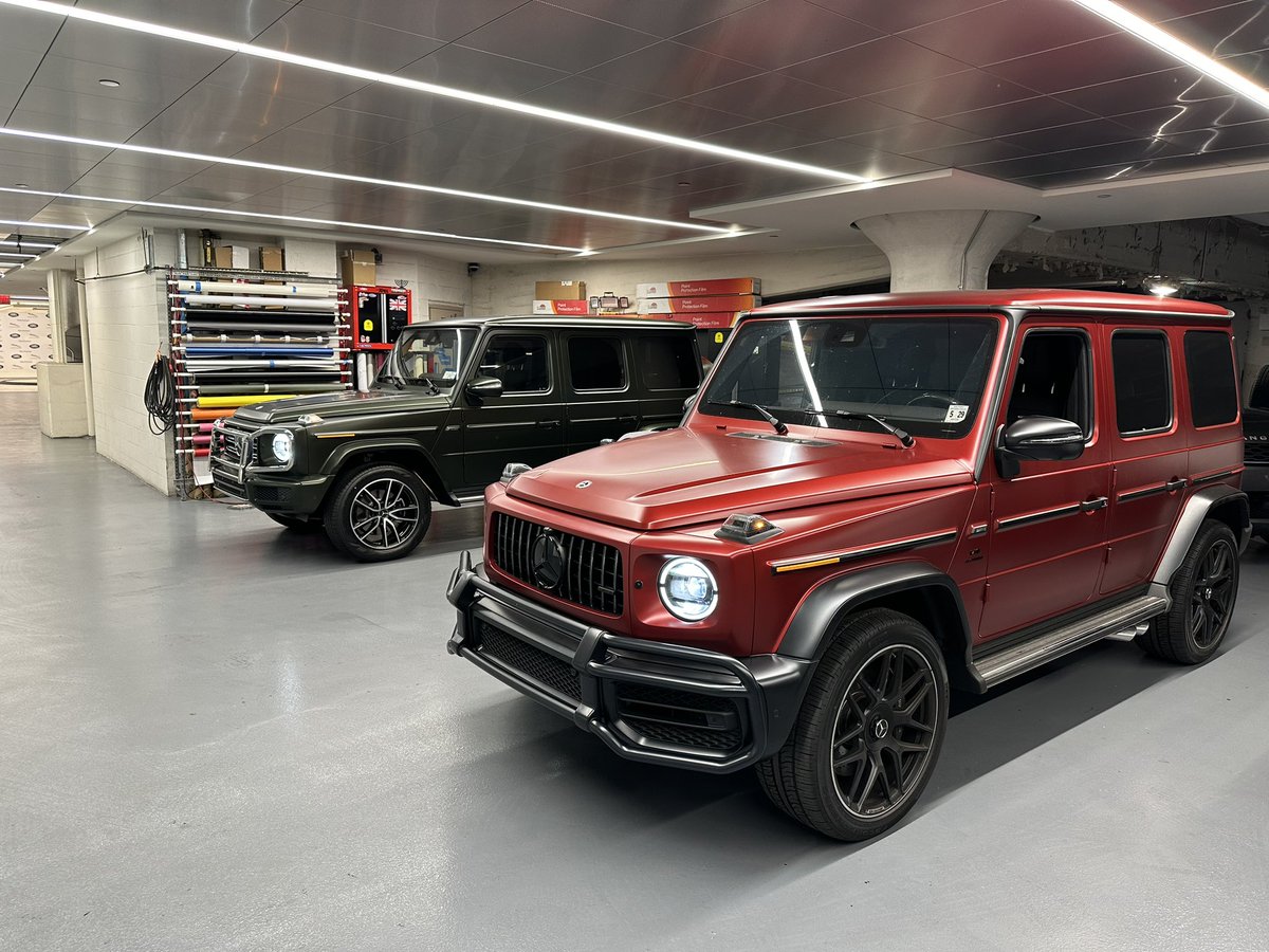 WrapBest's tweet photo. Perfection in details. Absolute protection.

This is a brand-new Mercedes-Benz G550 Final Edition, fully wrapped in matte PPF by @llumarfilms 

📲(917) 529-2973

@bestallcarwrap @mercedesbenzgclass @ppf https://t.co/fqjPTjectQ