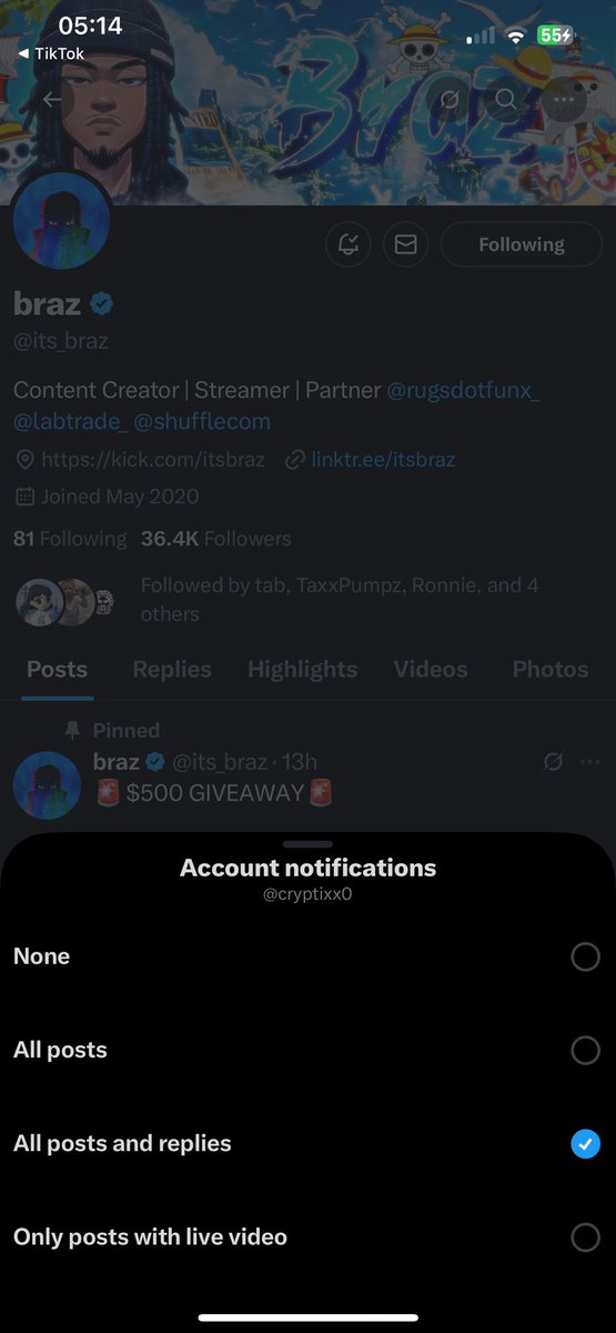 cryptixx0's tweet photo. @SolLunix @its_braz Gdtx6z9CNFeanH8coi2LRHRcnZcPKwbNiJDk49uHAV6H https://t.co/HiUiVdoKWk