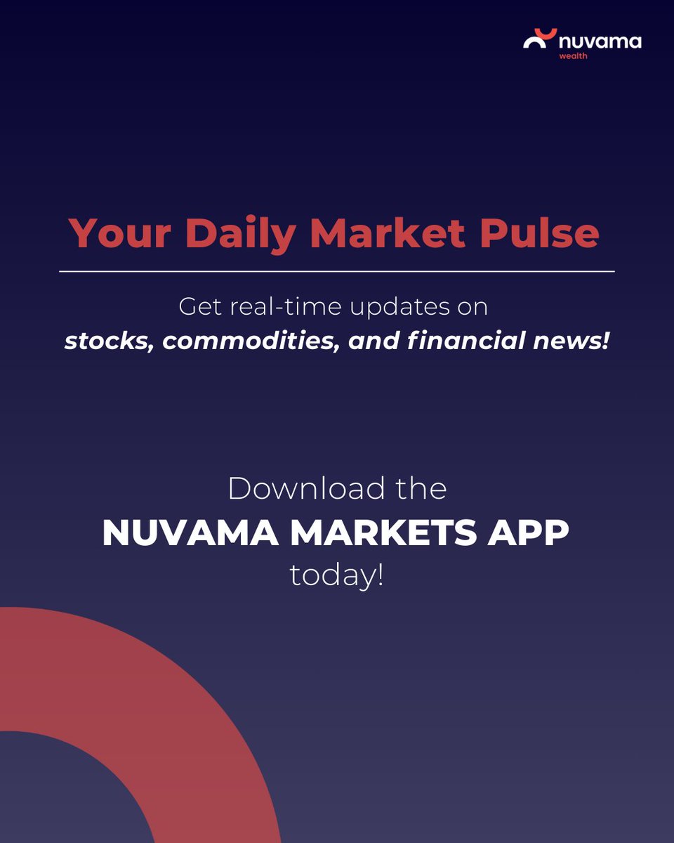 Nuvama_Wealth's tweet image. From balance sheets to business growth, a closer look at the developments shaping the financial landscape today.

Explore more on the Nuvama Markets App.
Download Now- edel.onelink.me/3126852515/loe…
.
.
#NuvamaMarketsMornings #NuvamaMarkets