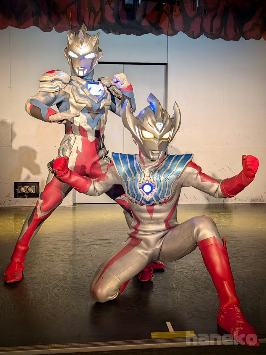 アルファエッジのゼットさんとタイガくんのコンビあまり見た事がなかったのでとても興奮した！会いに行って良かった！
#ウルトラマンスタジアム
#ウルトラマンタイガ
#ウルトラマンゼット 
2026/1/4