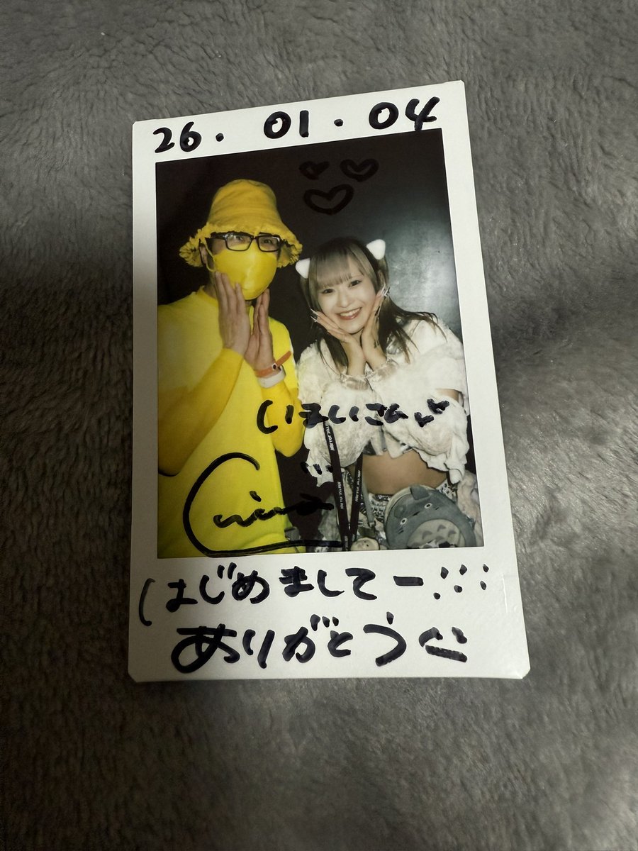 次はライブは前から見てたけど特典会行くのは初のMirror、Mirrorの柑奈