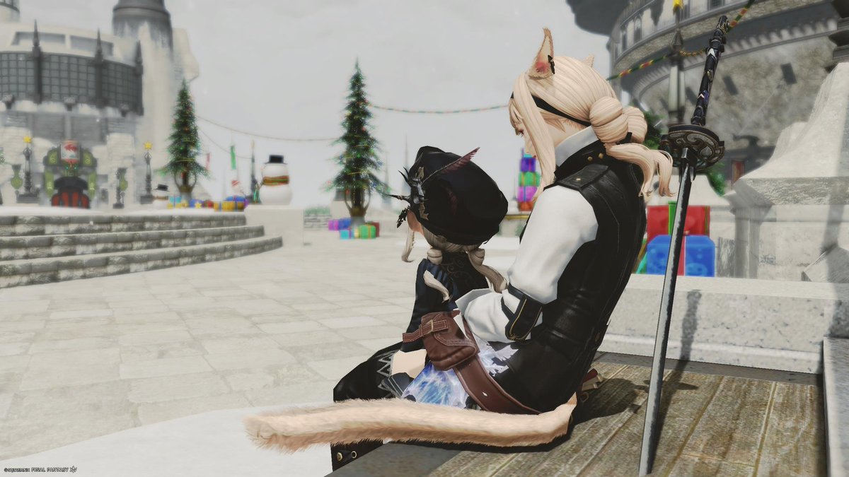 _miiFF14's tweet photo. 年末からミコテになっていた😳🧪
膝の上は私の特等席🤭

#FF14 #FF14SS https://t.co/LFCx3mSEcr