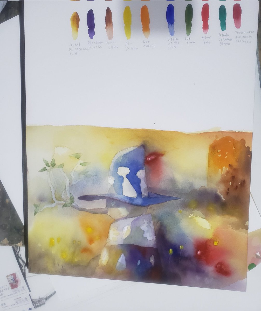 私が使用してる絵の具で最も高価 なのはMグラハムという日本では