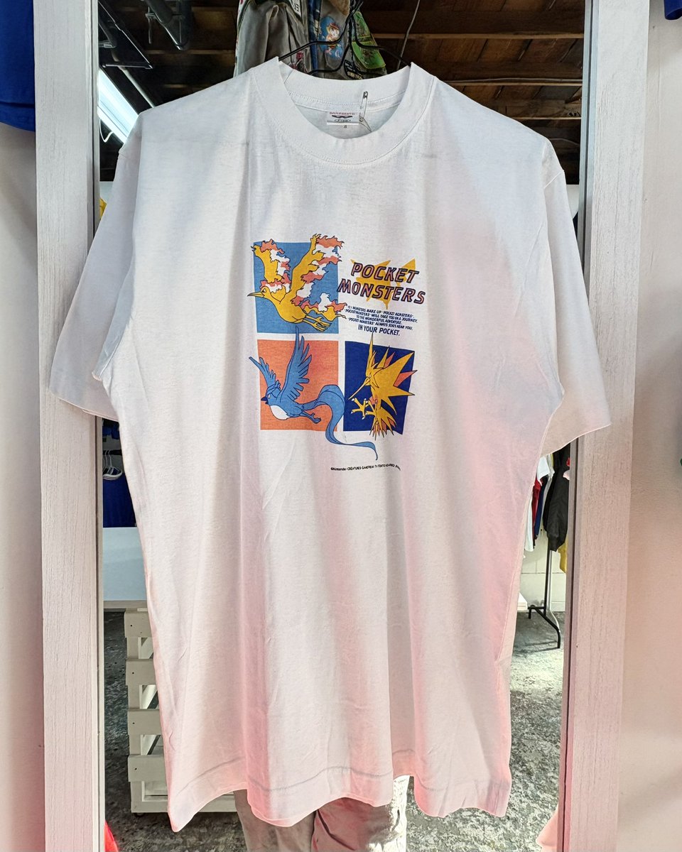 1.5.月.オープン致しました💫💫💫 90s バンプレストポケモンTシャツ