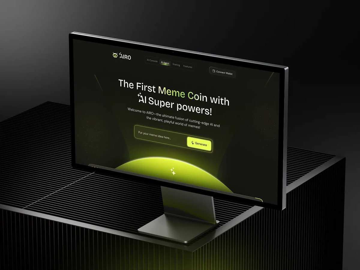 uiuximran's tweet photo. AI Agent - AI Meme Generator website

#agent #web3ui #landingpage #webdesign #cryptodesign https://t.co/f4wF5SVyfw