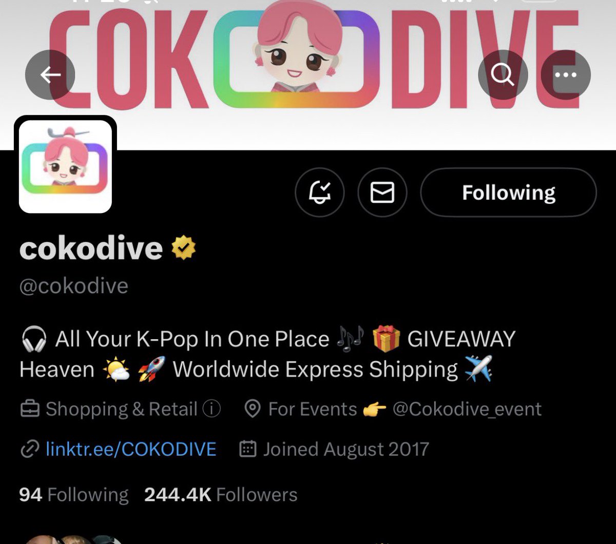 flwrkoo's tweet photo. @cokodive done!! https://t.co/AexpAF8Oqd