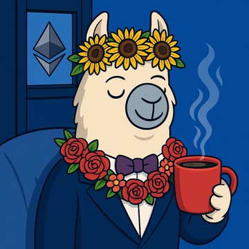 DesignnLama's tweet photo. Yo fam! Anyone else see $UNI move while the rooster was crowing? Who needs alarm clocks when you've got market volatility? #WakeUpWithUniswap https://t.co/WmBHWyFWxz