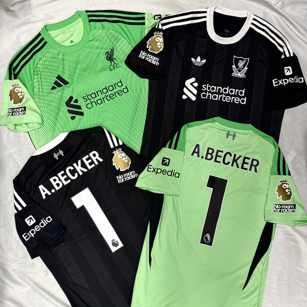 🟢⚫️ #リバプール 25-26 👕GKユニフォームHOME&3RD入荷‼️ 🇧🇷1️⃣