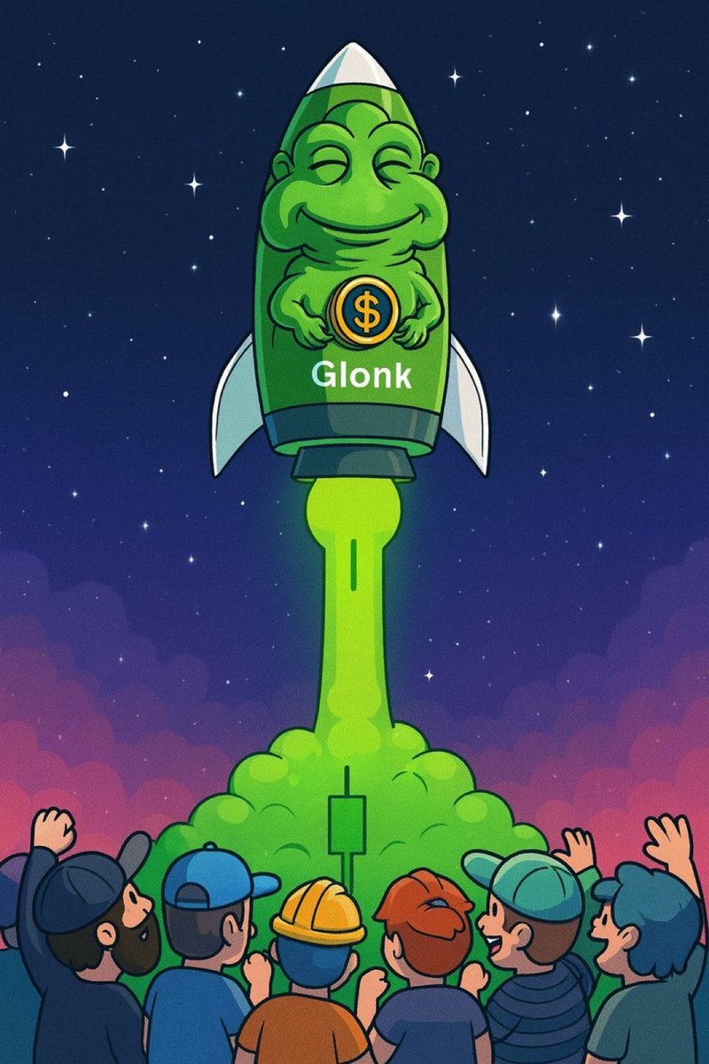 Goodmorning, good start of the day! 

$Glonk on its way to the moon.

Lets start 2026 off right!

Pump it!

#Glonk #Bonk #Useless #Ikun #Hosico #Crypto #trending