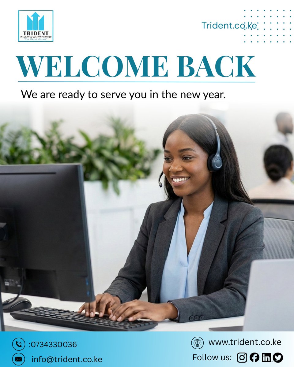 tridentIns's tweet image. As the new year begins, our commitment to our clients continues. Our team is fully operational and ready to support you with reliable insurance solutions throughout the year ahead. #monday #January2026 #tridentinsurance