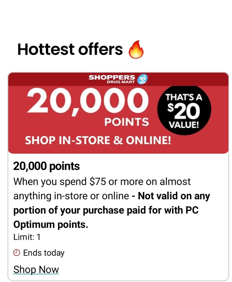 Super Shopping Savings Canada tweet media