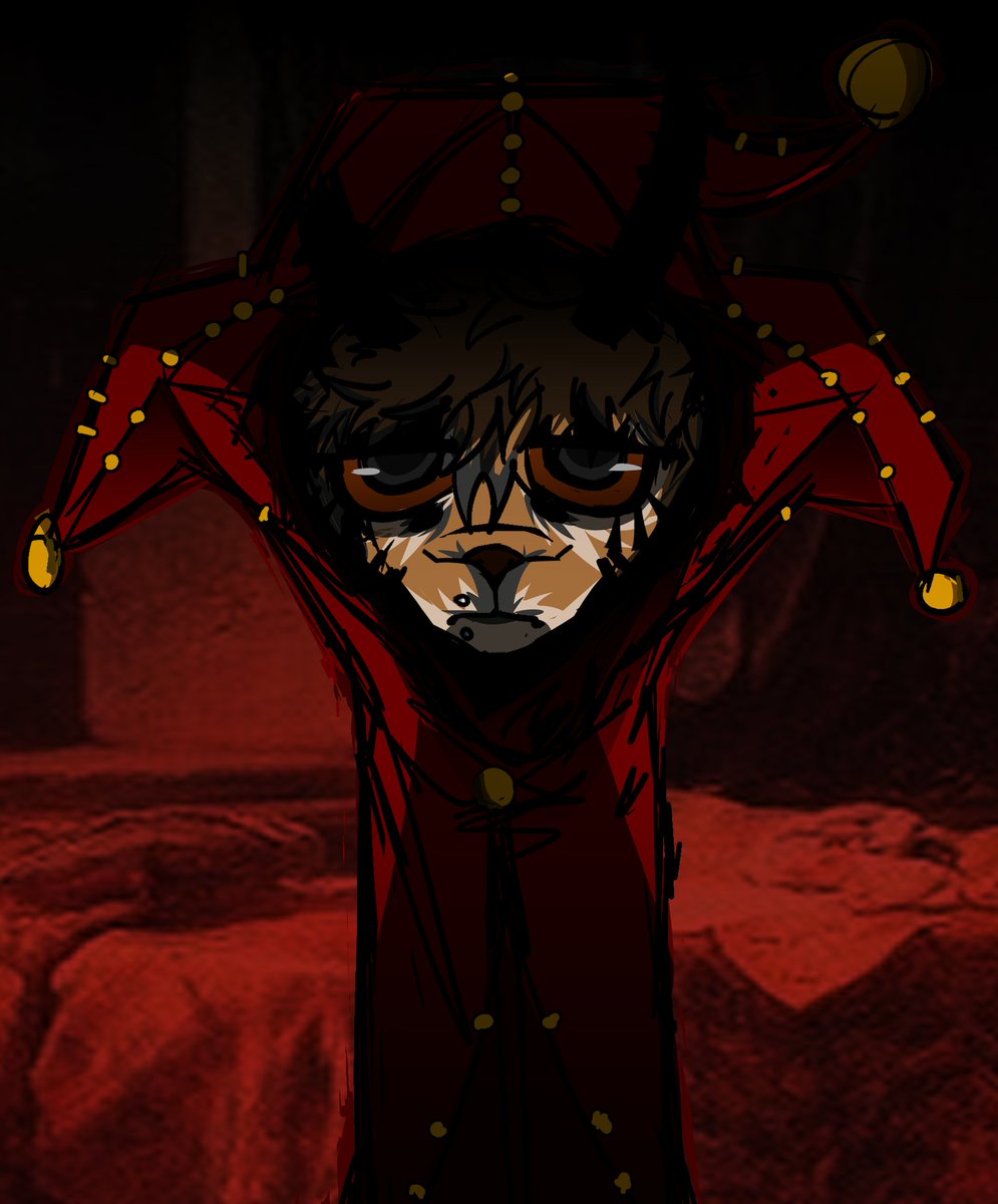 dressed my oc up as a jester