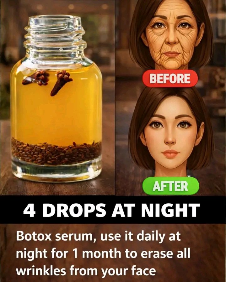 Just 4 Drops Before Bed: The Homemade Night Serum That Transforms Your Skin