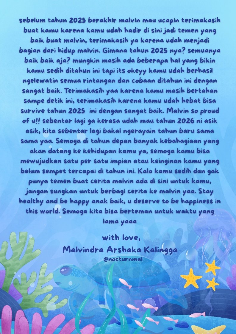 actoions's tweet image. Thank you Malvin, maaf telat respon @nocturnmal