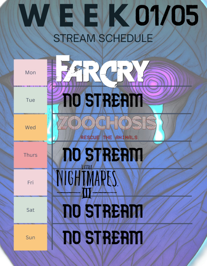 DPLAGUED_'s tweet photo. Livestream Update for 1/5/26
Mondays, Wednesdays, Fridays @ 11PM PST
Youtube- DPlagued
Twitch- DPlagued_
#youtube #GamingCommunity #twitchstreamer #scheduling #farcry #zoochosis #Littlenightmares #gamingvideos #videopromos https://t.co/0qqmFGQGf5