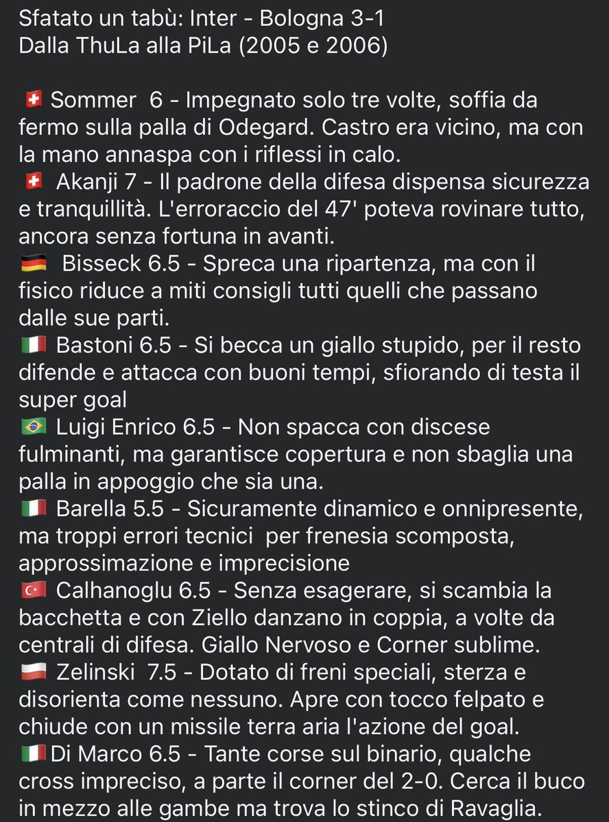 europa_inter's tweet image. #InterBologna Match review from our Inter Club Brussels / Pagelle dal nostro @Inter Club di Bruxelles con voti e commenti dal nostro socio @derkaiser58 #amala #IMInter #FCIM #ForzaInter #InterClub #campionato #pagelle #fcim1908 #Inter #nerazzurri #SerieA