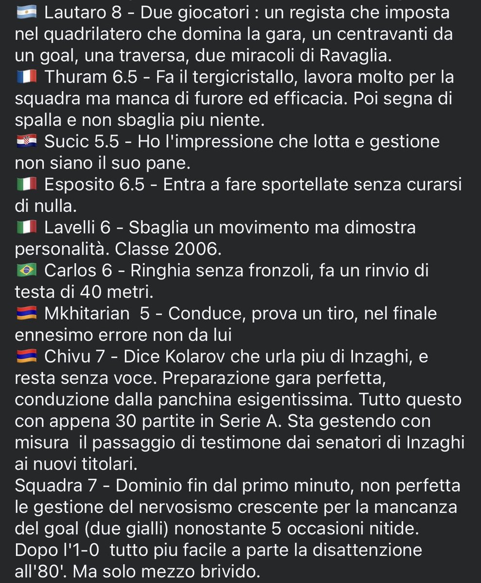 europa_inter's tweet image. #InterBologna Match review from our Inter Club Brussels / Pagelle dal nostro @Inter Club di Bruxelles con voti e commenti dal nostro socio @derkaiser58 #amala #IMInter #FCIM #ForzaInter #InterClub #campionato #pagelle #fcim1908 #Inter #nerazzurri #SerieA