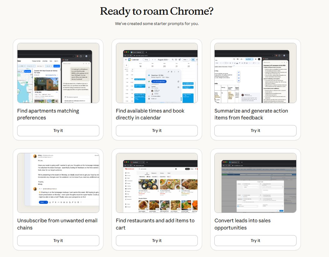 chrome starter prompts