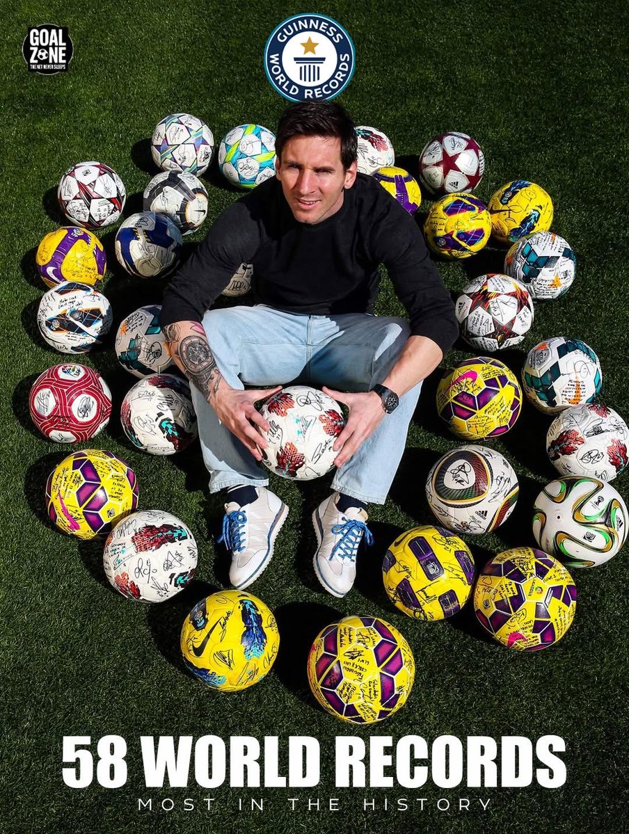 psg_chief's tweet image. 🚨Lionel Messi still holds the record for the most Guinness World Records.🐐
