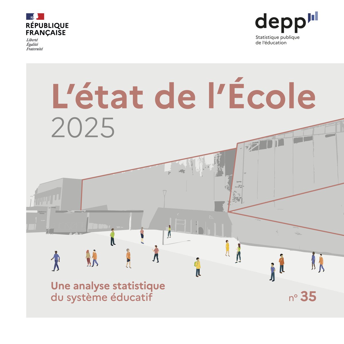 📊 #Éducation | Tous niveaux

🔷 « L’État de l’école 2025 » : dans ce rapport de la #DEPP, des bilans :
- des compétences des élèves en français en collège et en lycée (p. 58)
- des compétences de lecture des jeunes (p. 62)

👉 veille-et-analyses.ens-lyon.fr/Rapports/Detai…